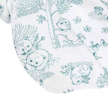 Пеленка трикотажная AmaroBaby Soft Hugs Лесная сказка белый 120х90