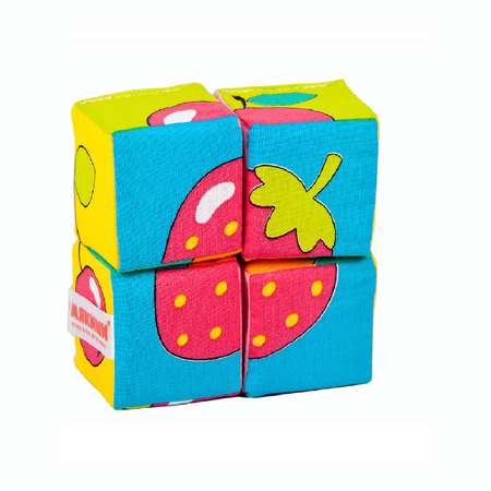 Кубики Мякиши Собери картинку. Ягоды фрукты овощи