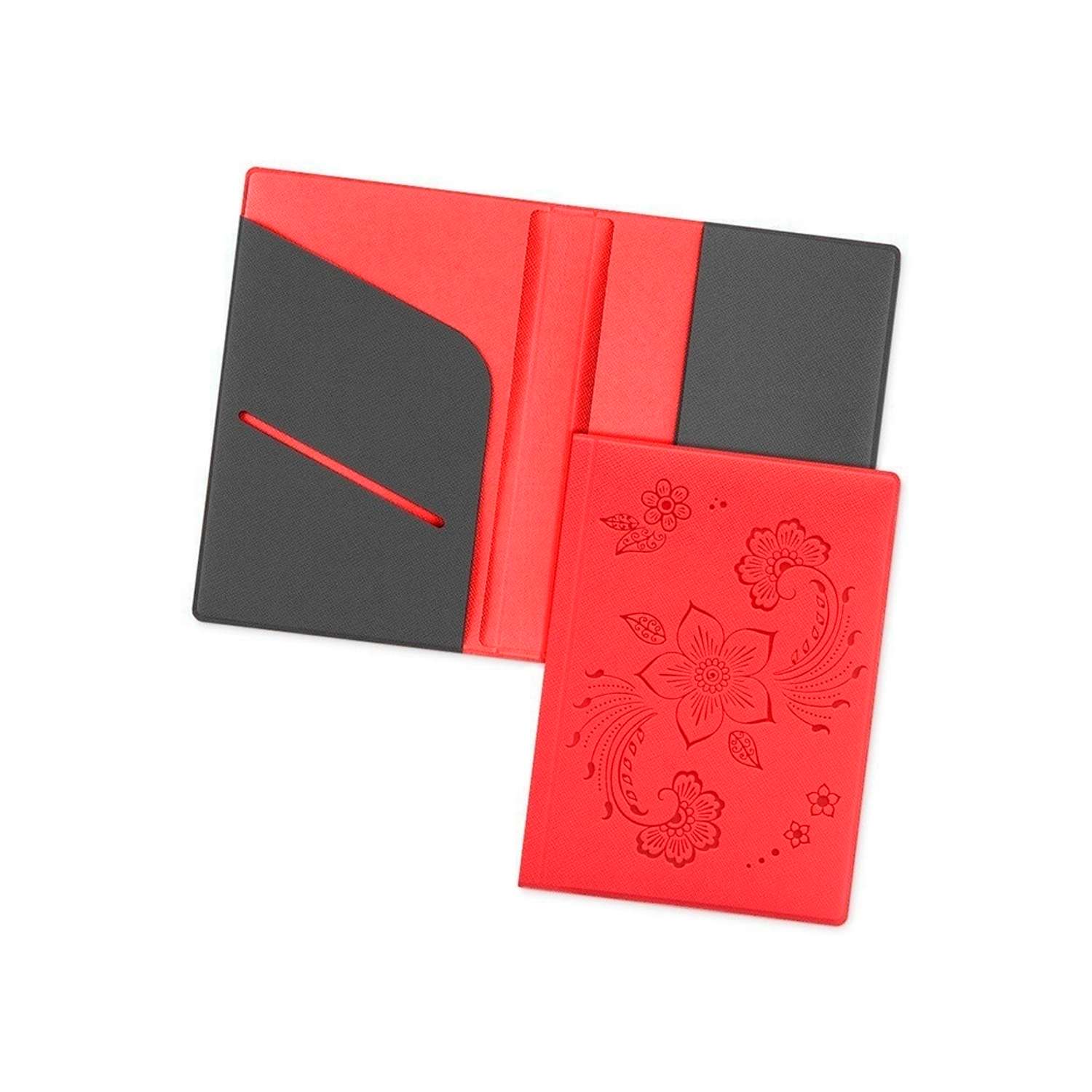 Обложка для паспорта Flexpocket KOP-01/Красный-533 - фото 1