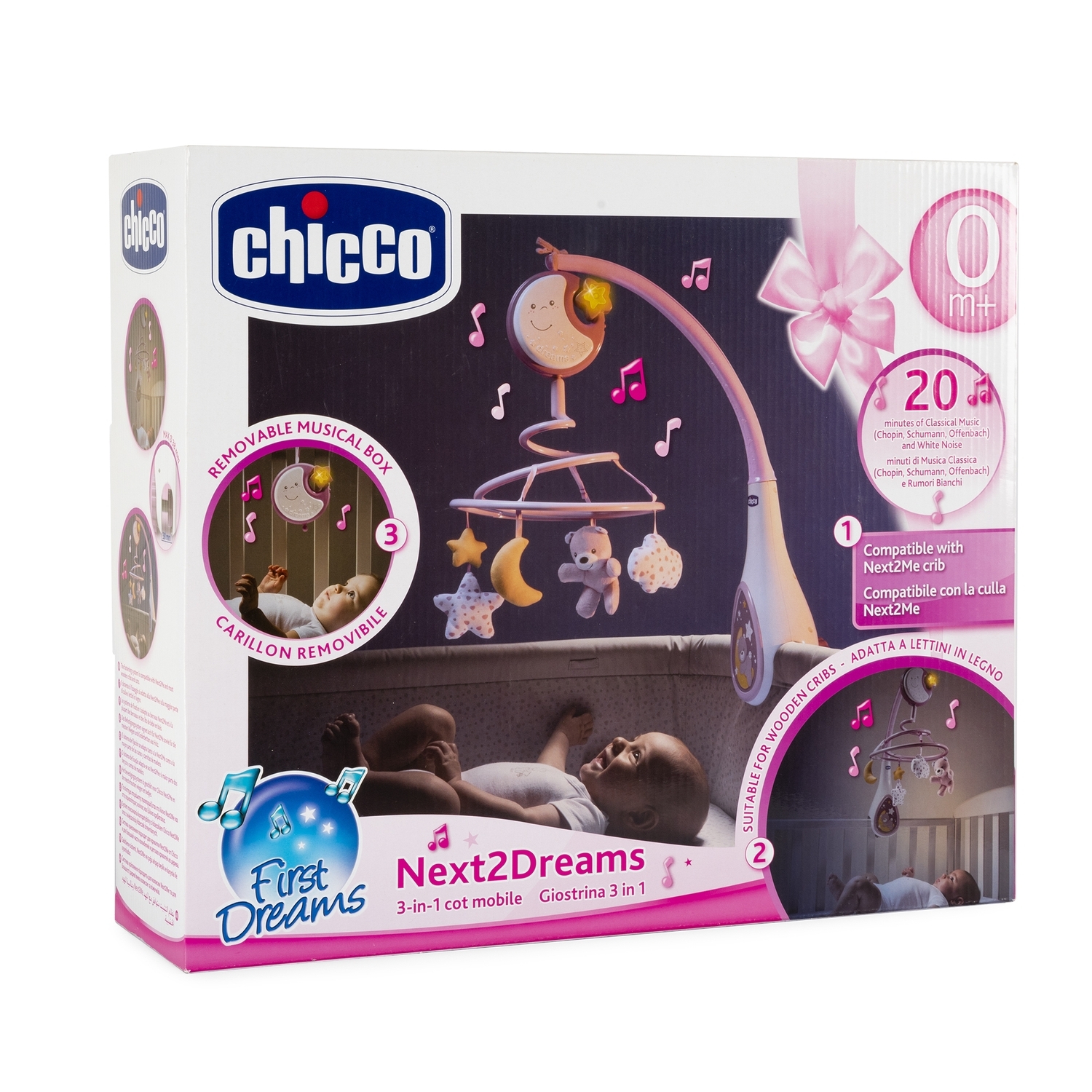 Игрушка Chicco Next2Dreams Мобиль Розовый - фото 2