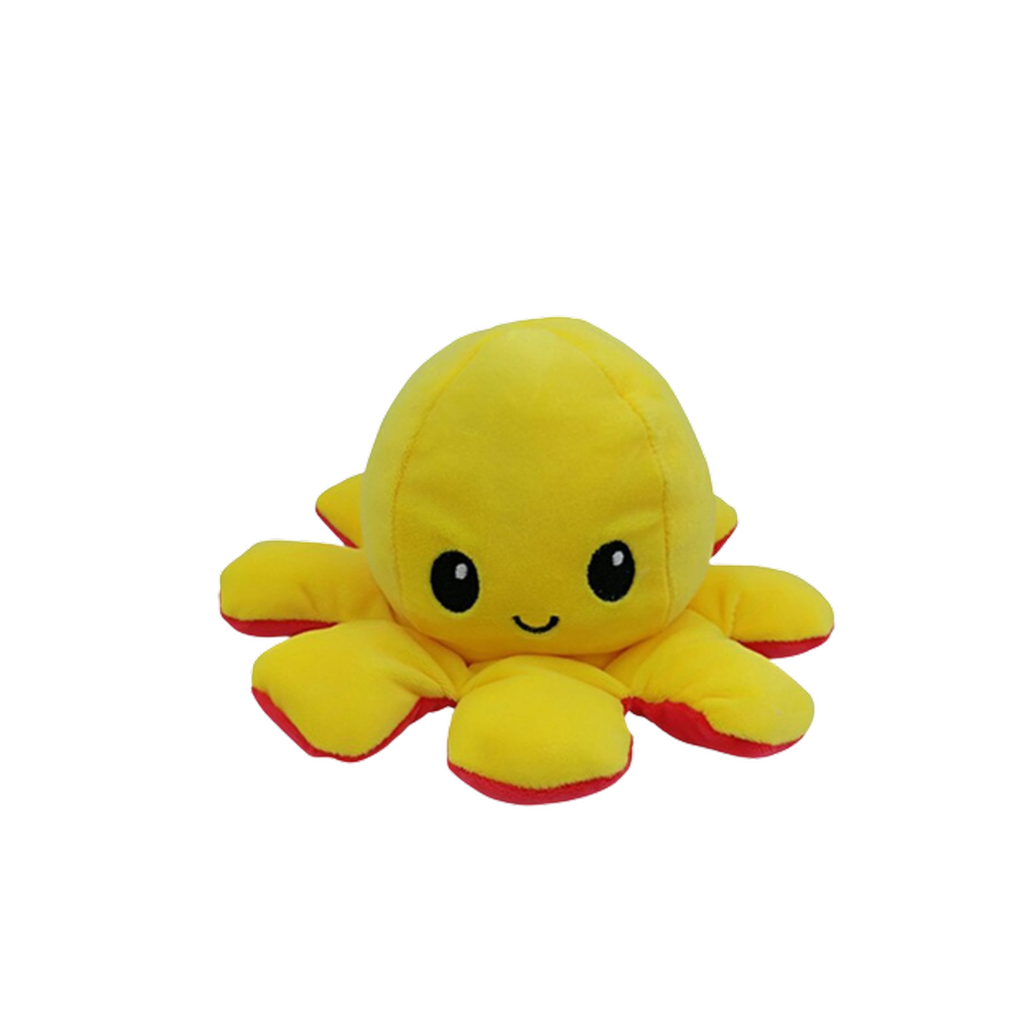 Игрушка мягкая Uniglodis перевертыш Осьминожка желтый/розовый - фото 1