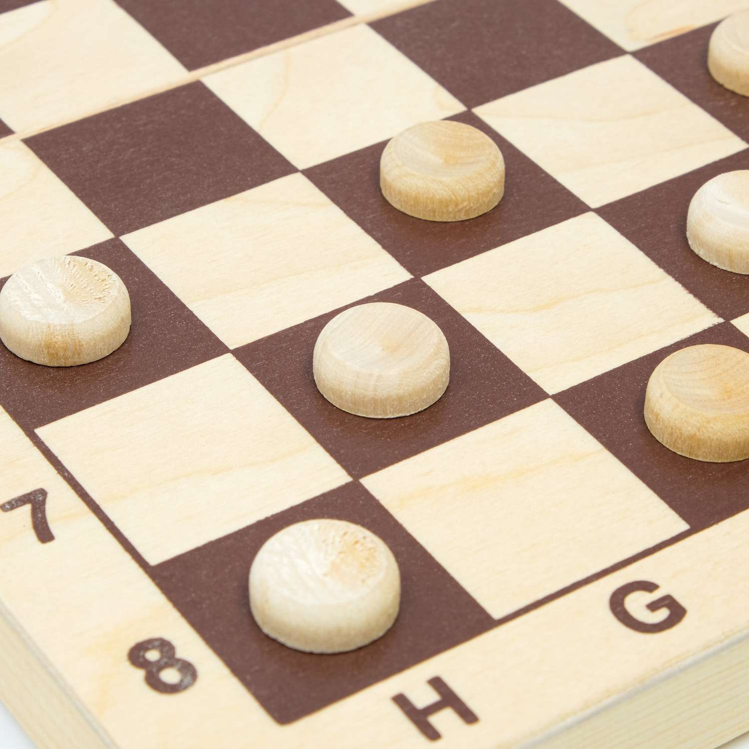 Настольная игра Sima-Land 3 в 1 шахматы шашки нарды доска дерево 29х29 см - фото 4
