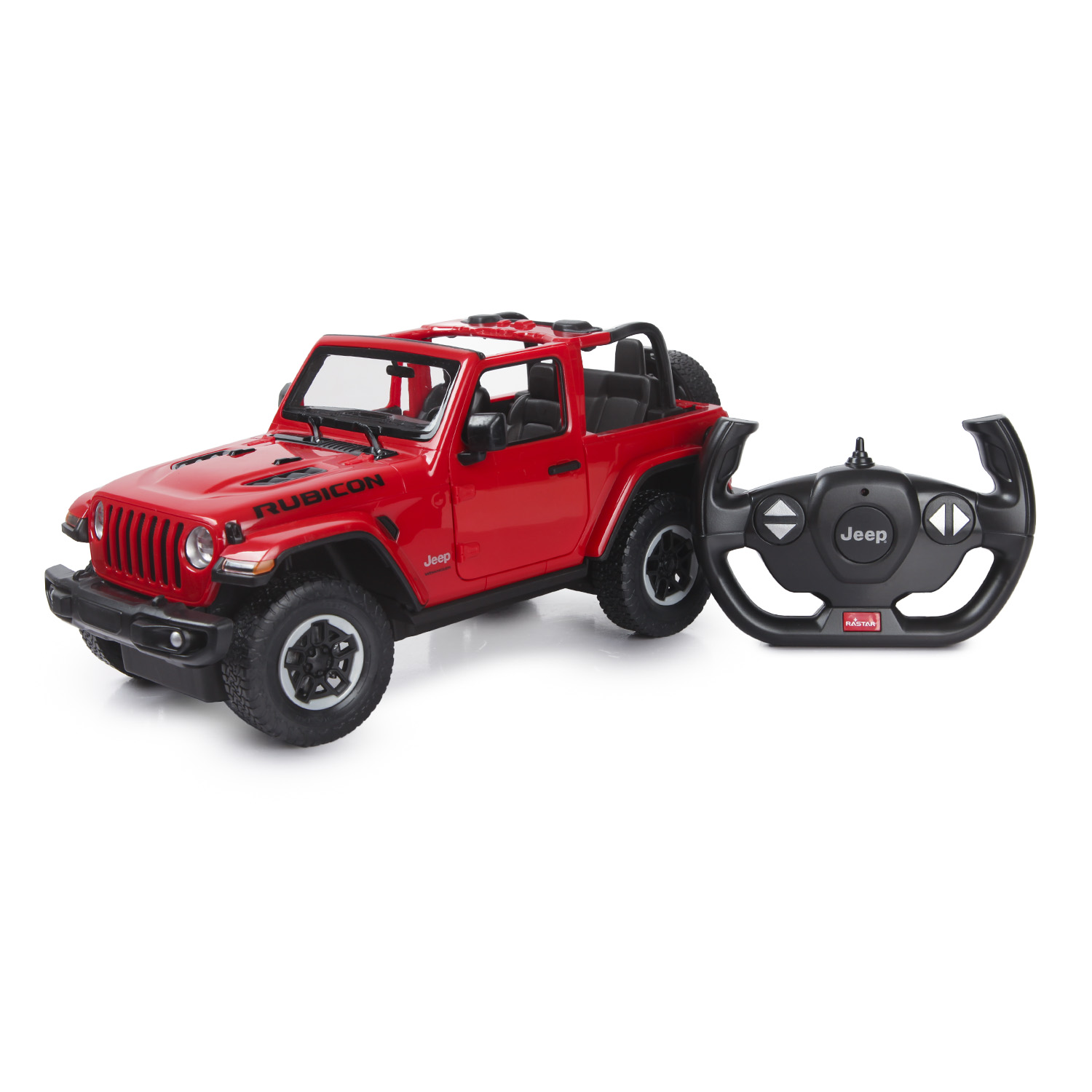 Машина Rastar РУ 1:14 Jeep Wrangler JL Красная 79400