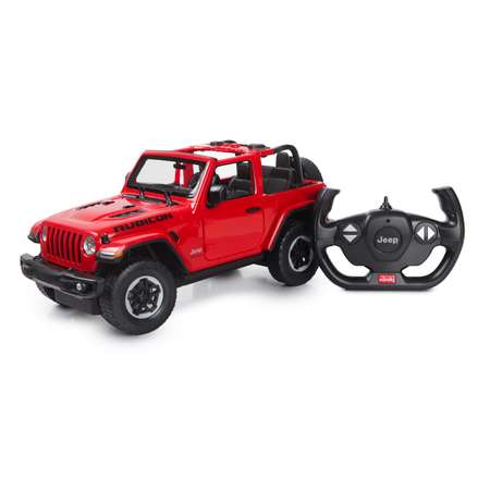 Машина Rastar РУ 1:14 Jeep Wrangler JL Красная 79400