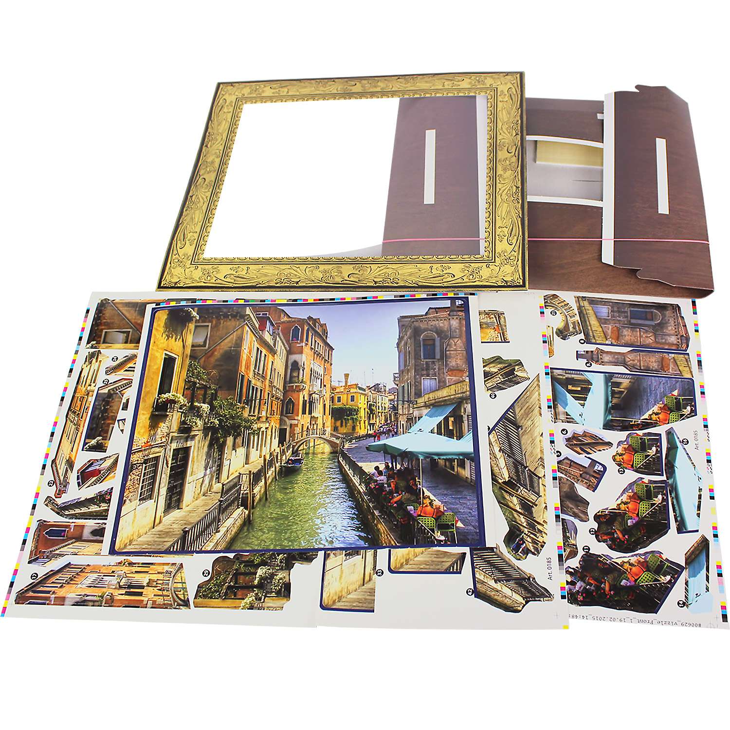 Набор для творчества VIZZLE Объемная картина Standart Венецианский канал - фото 2