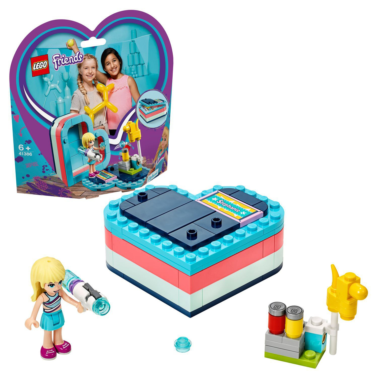 Конструктор LEGO Friends Летняя шкатулка-сердечко для Стефани 41386 купить  по цене 299 ₽ в интернет-магазине Детский мир