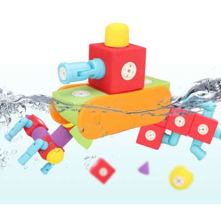 Магнитный конструктор Tong Le Hui Toys мягкий 48 деталей