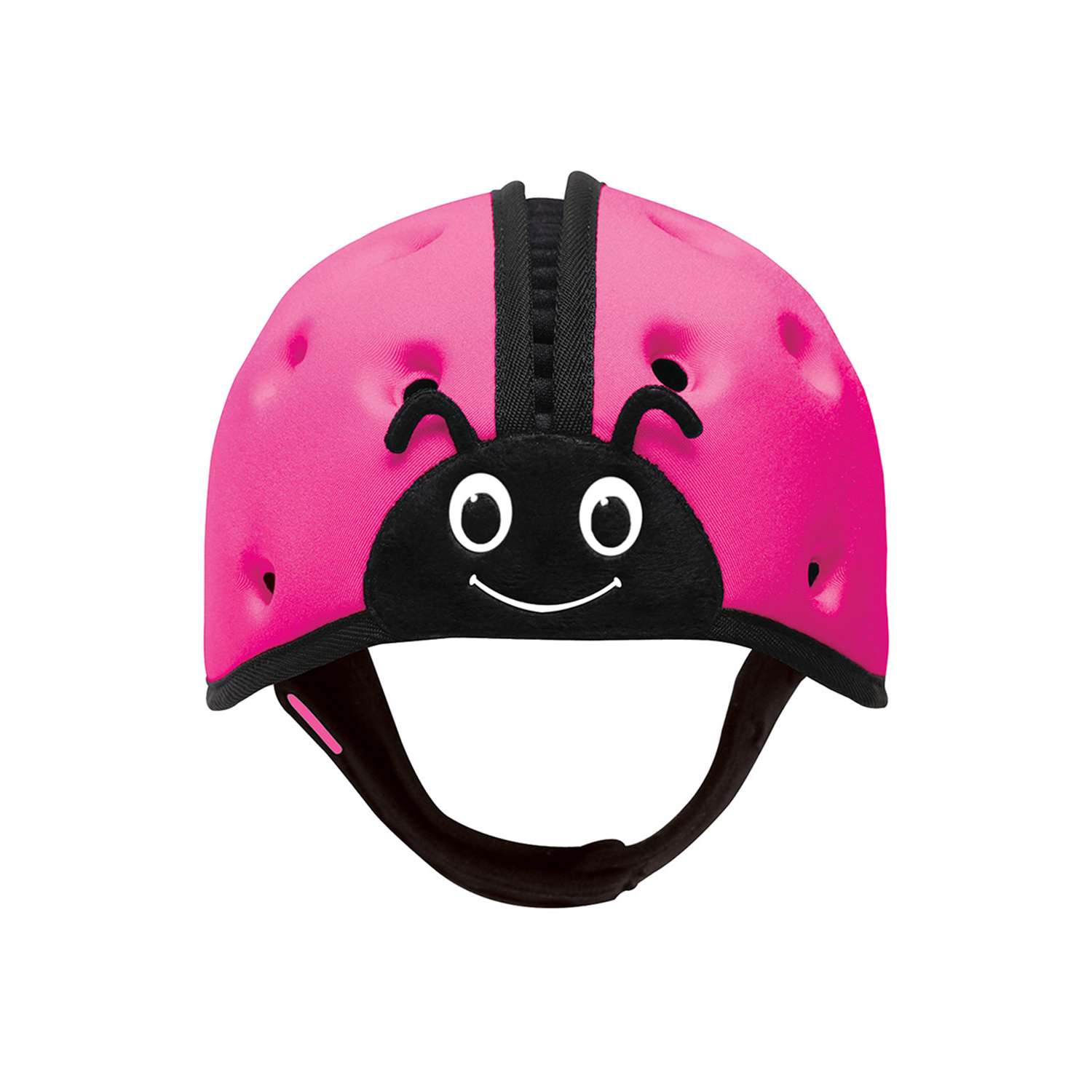 Шапка-шлем SafeheadBABY для защиты головы. Божья коровка. Цвет: розовый - фото 2