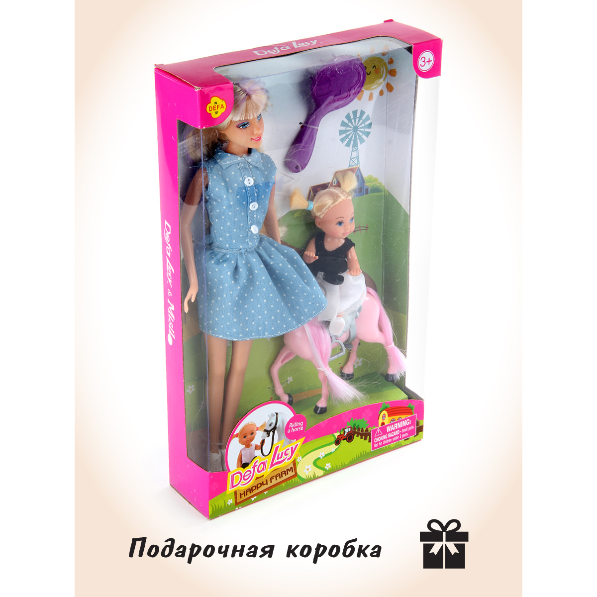 Кукла модель Барби Veld Co с малышкой и лошадкой 102361 - фото 7
