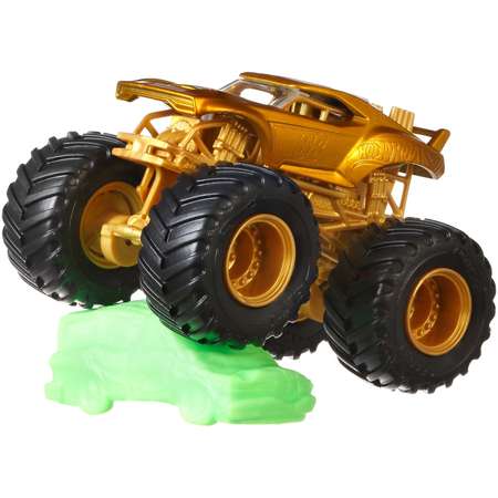 Машина Hot Wheels Monster Jam 1:64 Золотой FLX17