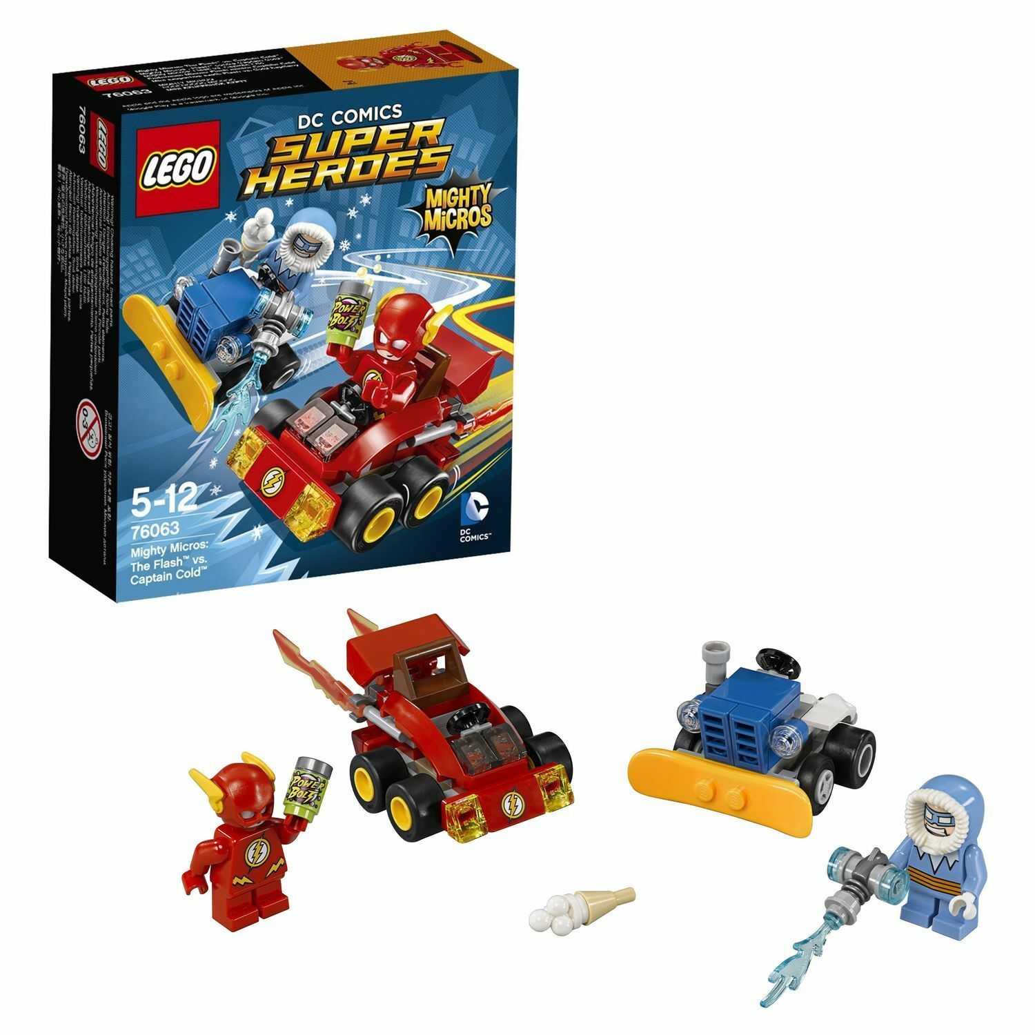 Конструктор LEGO Super Heroes Флэш против Капитана Холода (76063) купить по  цене 849 ₽ в интернет-магазине Детский мир