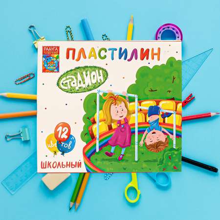 Пластилин Madliani 12 цветов 180 г со стеком