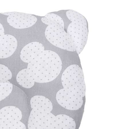 Подушка AmaroBaby анатомическая First Pillow Мышонок серый