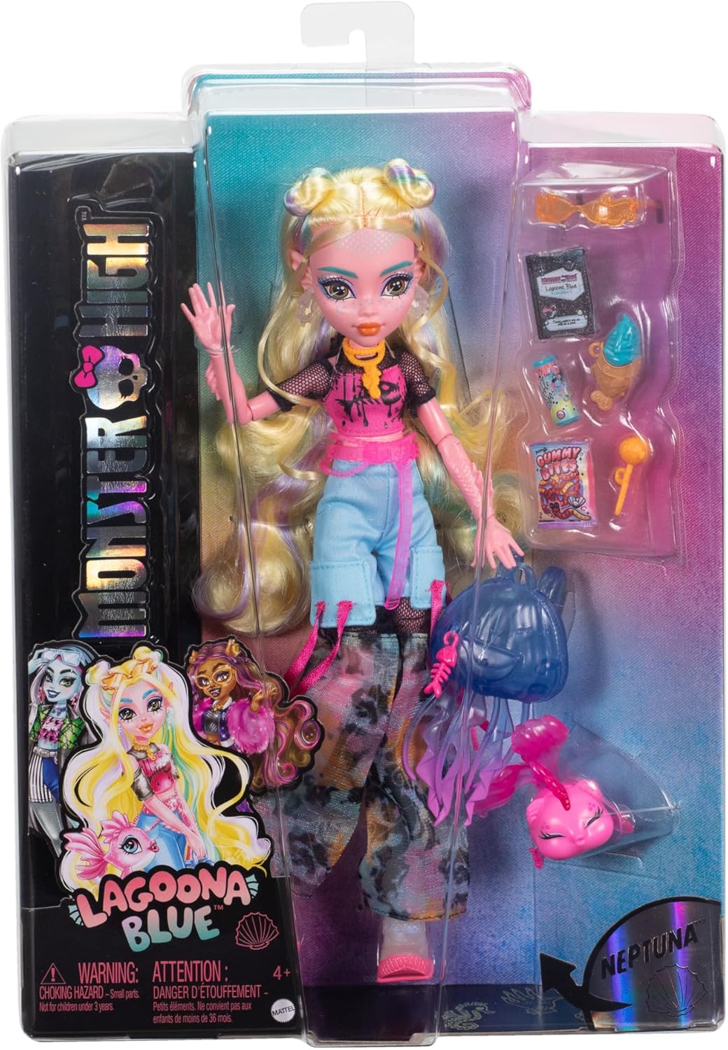 Кукла модельная Monster High Core Doll Lagoona Blue HXH75 - фото 3