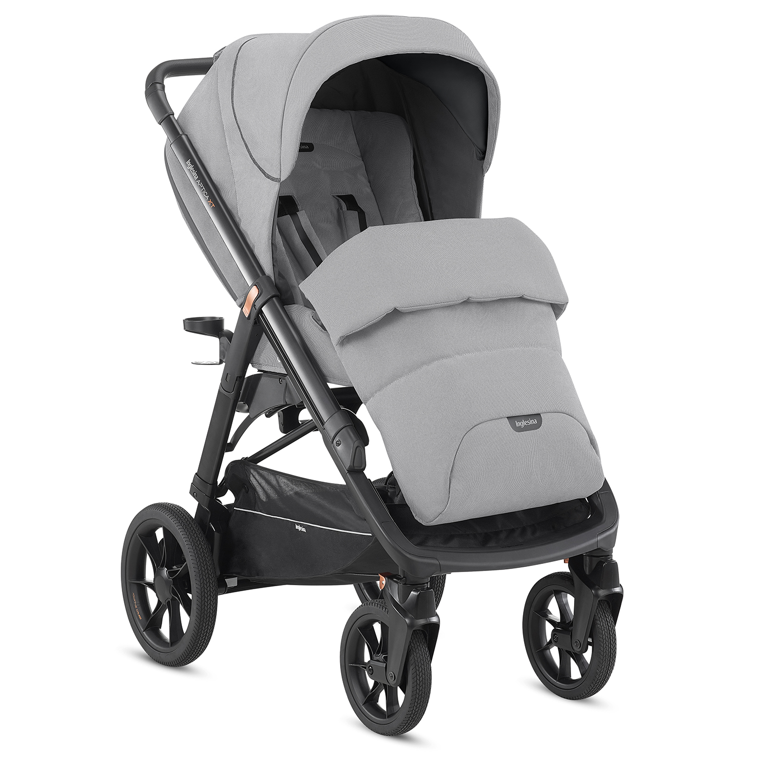 Коляска 4в1 Inglesina Aptica System Quattro на шасси ApticaXT Horizon Grey - фото 2