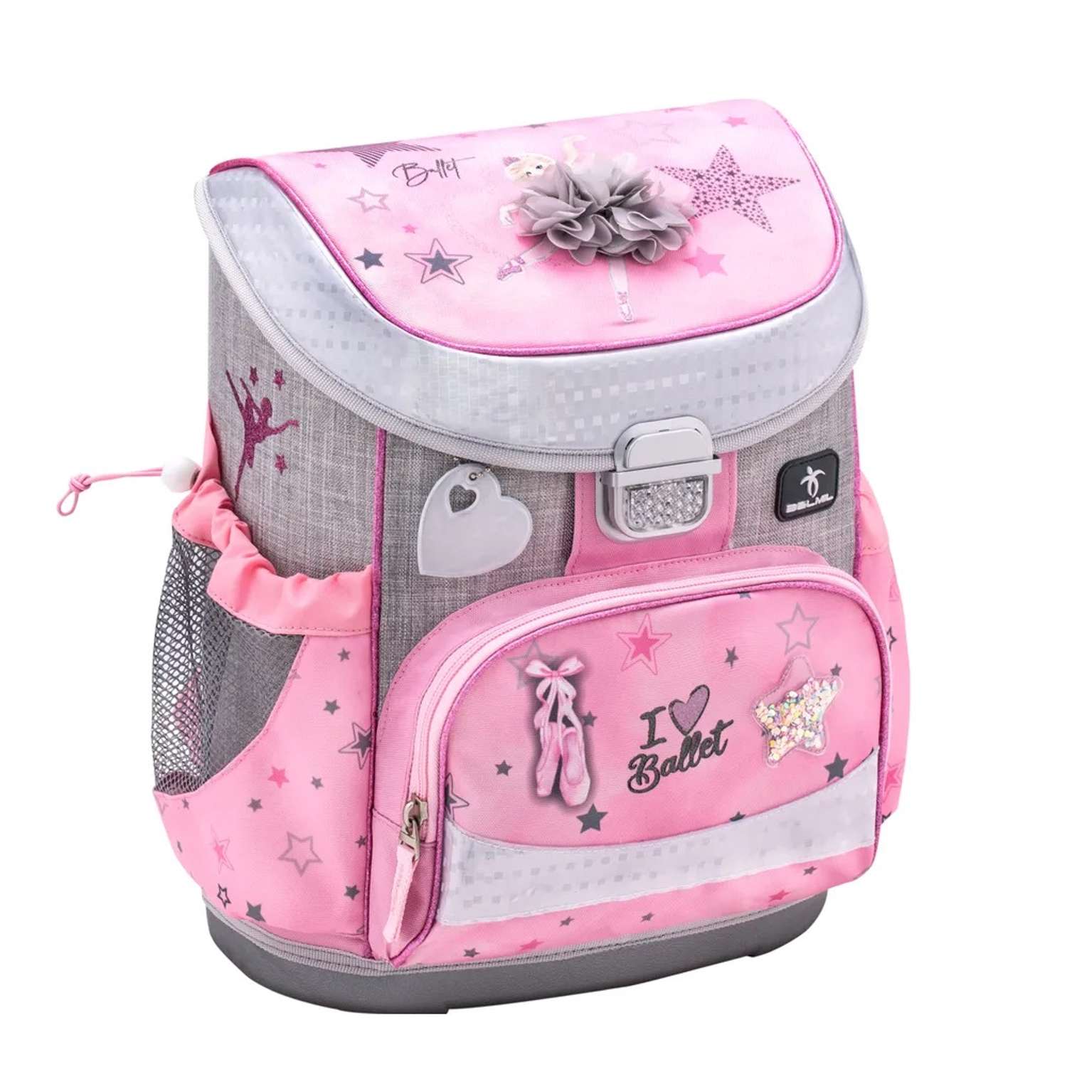 Школьный ранец BELMIL Mini-Fit Ballet Light Pink с наполнением серия 405-33/38/SET - фото 2