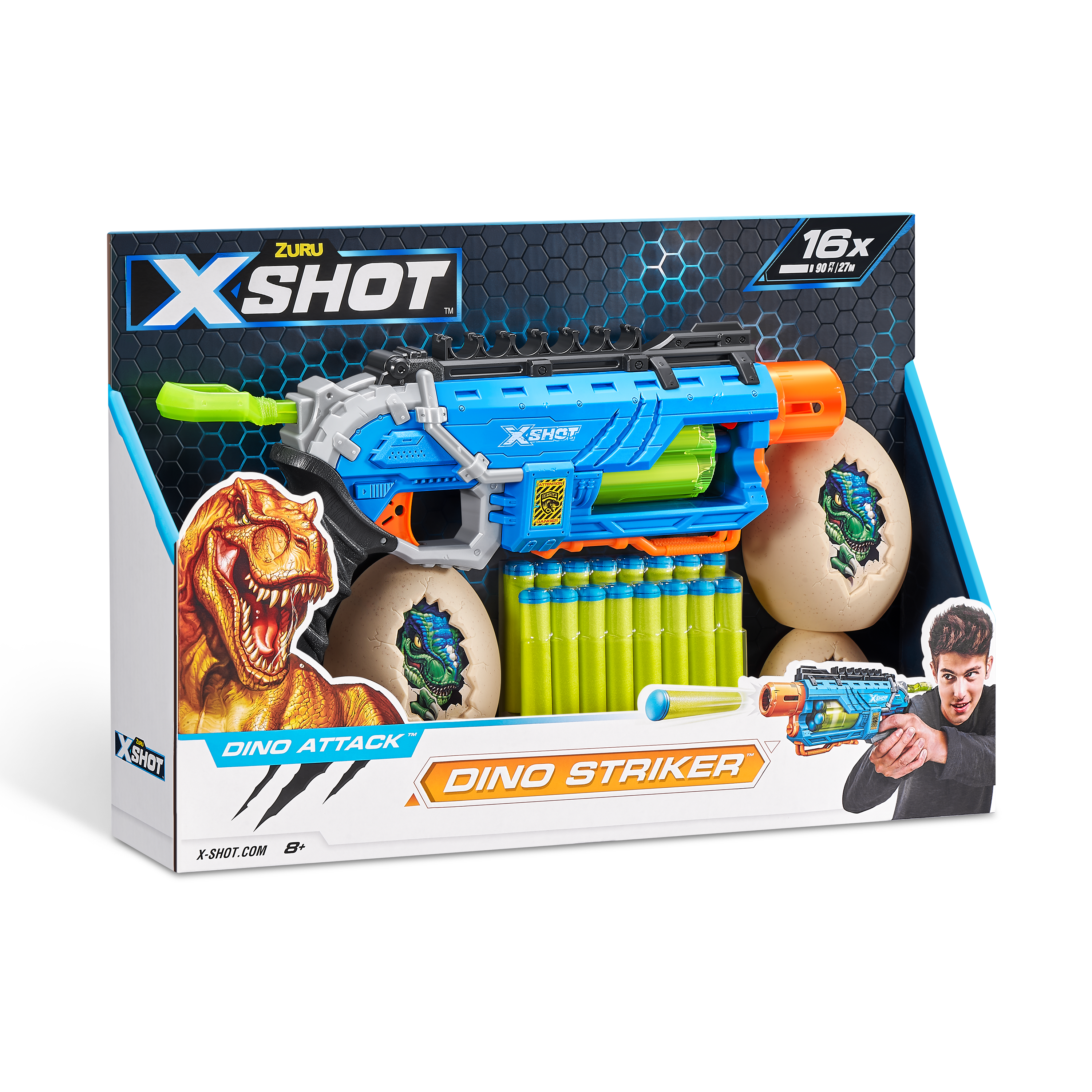 Игровой набор для стрельбы Zuru X-Shot Нападение динозавра - фото 14