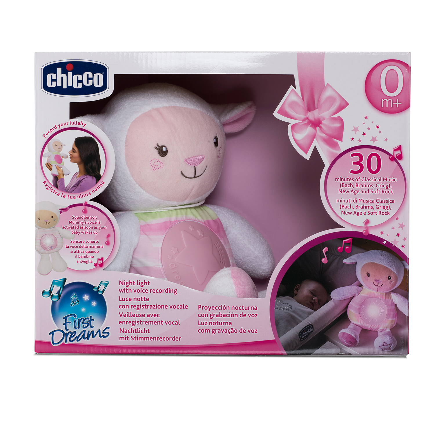 Игрушка Chicco Овечка музыкальная 00009090100000 купить по цене 999 ₽ в  интернет-магазине Детский мир