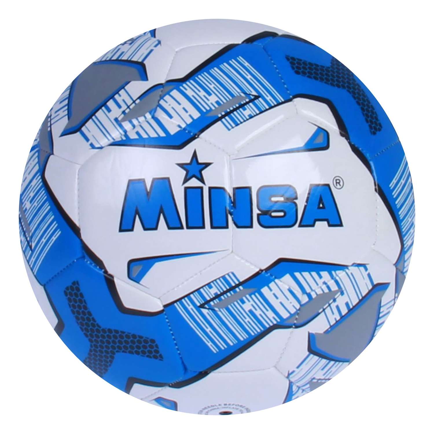 Мяч MINSA футбольный TPU. машинная сшивка. 32 панели. размер 5. 402 г - фото 1