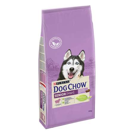 Корм для собак Dog Chow пожилых с ягненком 14кг