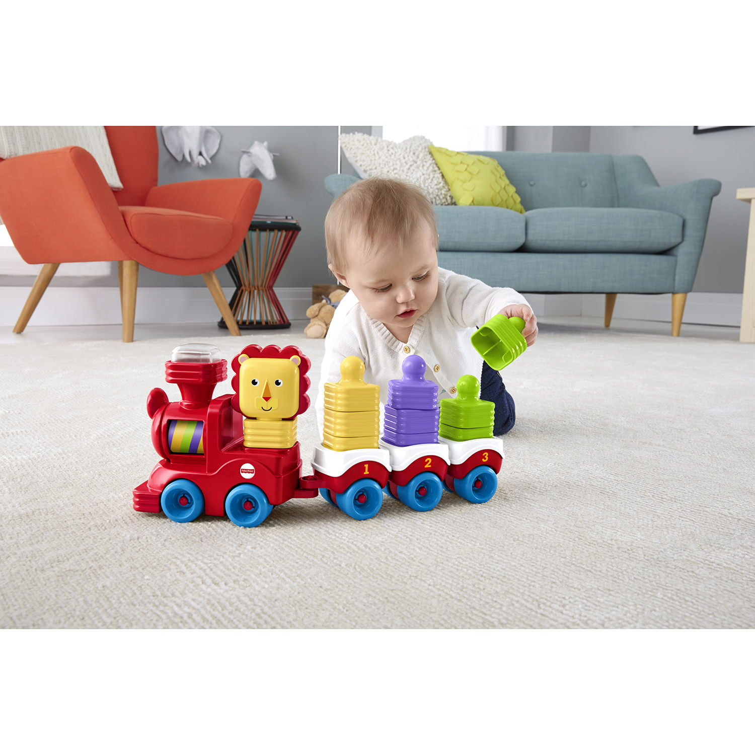 Игрушка Fisher Price Поезд в джуглях DRG33 - фото 8