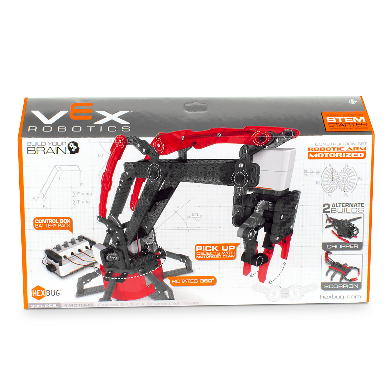 Конструктор Hexbug VEX Robotic Arm 330 деталей 406-4323 - фото 2