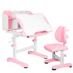 Комплект парта + стул Anatomica Umka розовый