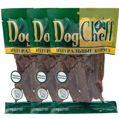 Говядина ломтики Dog Cheff Натуральные лакомства для собак