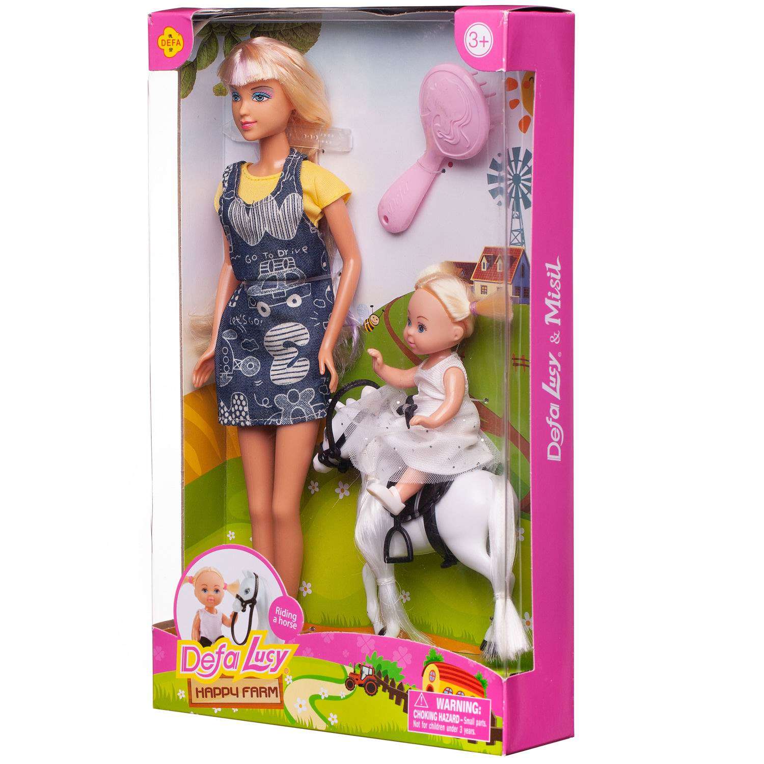 Игровой набор ABTOYS Куклы Defa Lucy Мама на прогулке с дочкой 8399d/белая - фото 2