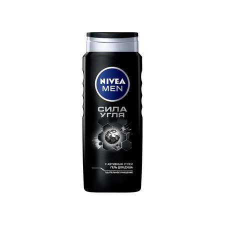 Гель для душа Nivea мужской Сила угля 500 мл