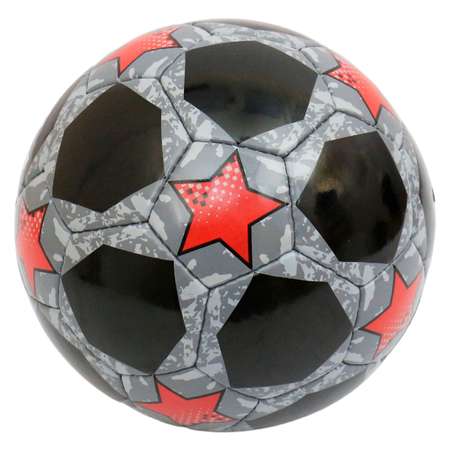 Мяч футбольный InGame PRO BLACK №5 черно-красный IFB-117