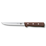 Нож кухонный Victorinox 5.6106.15 стальной обвалочный лезвие 150 мм прямая заточка коричневый