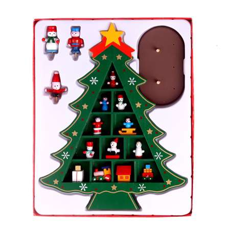 Новогодний сувенир Sima-Land «Ёлка с ячейками под подарки» 26 × 30 см