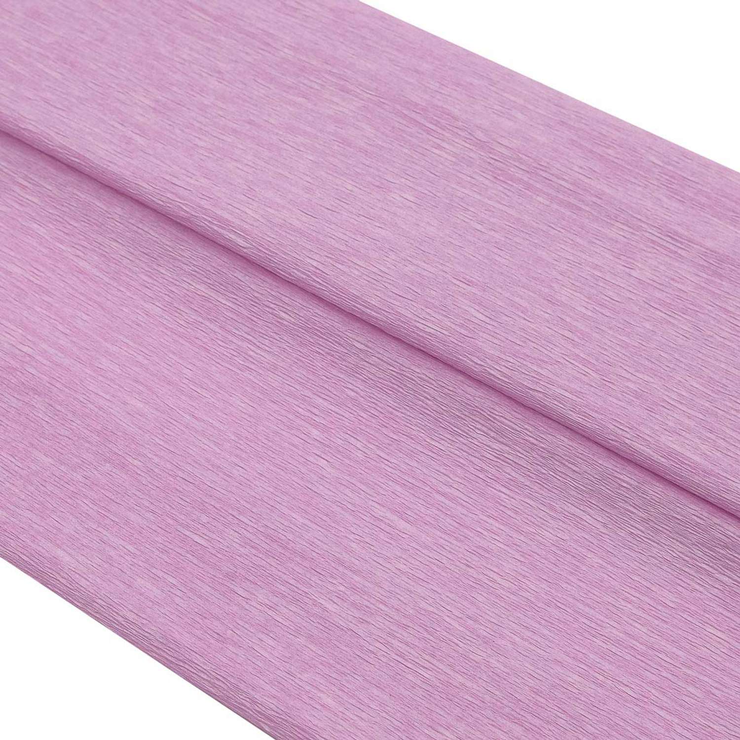 Бумага Astra Craft креповая упаковочная для творчества и флористики 50х200 см 35 гр/м2 2 шт розовая - фото 1