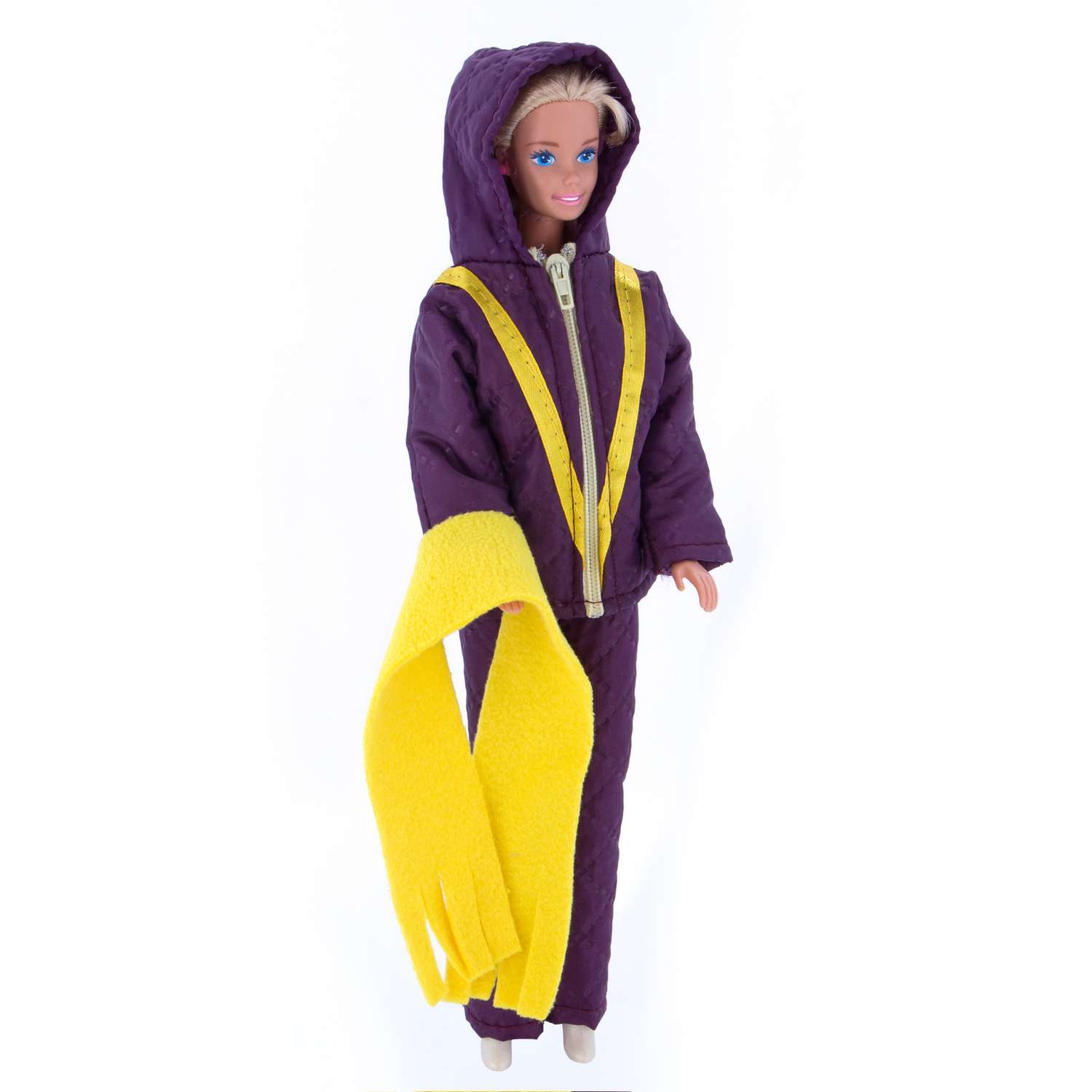 Комплект одежды Модница для куклы 29 см из синтепона 1404 фиолетовый 1404фиолетовый - фото 6