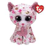 Игрушка мягкая TY Кошка с пайетками в горошек 36340