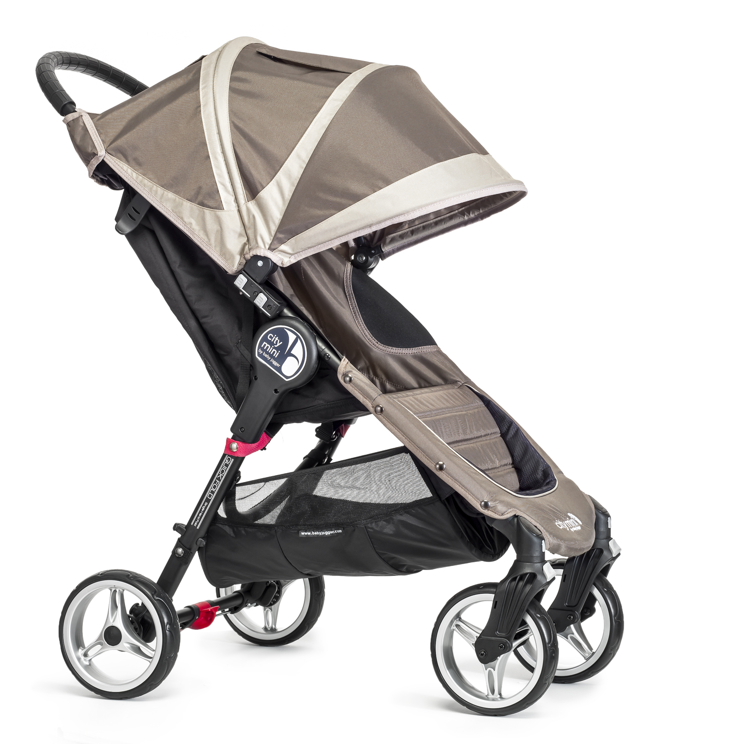 Коляска Baby Jogger City Mini с бампером Sand - фото 6