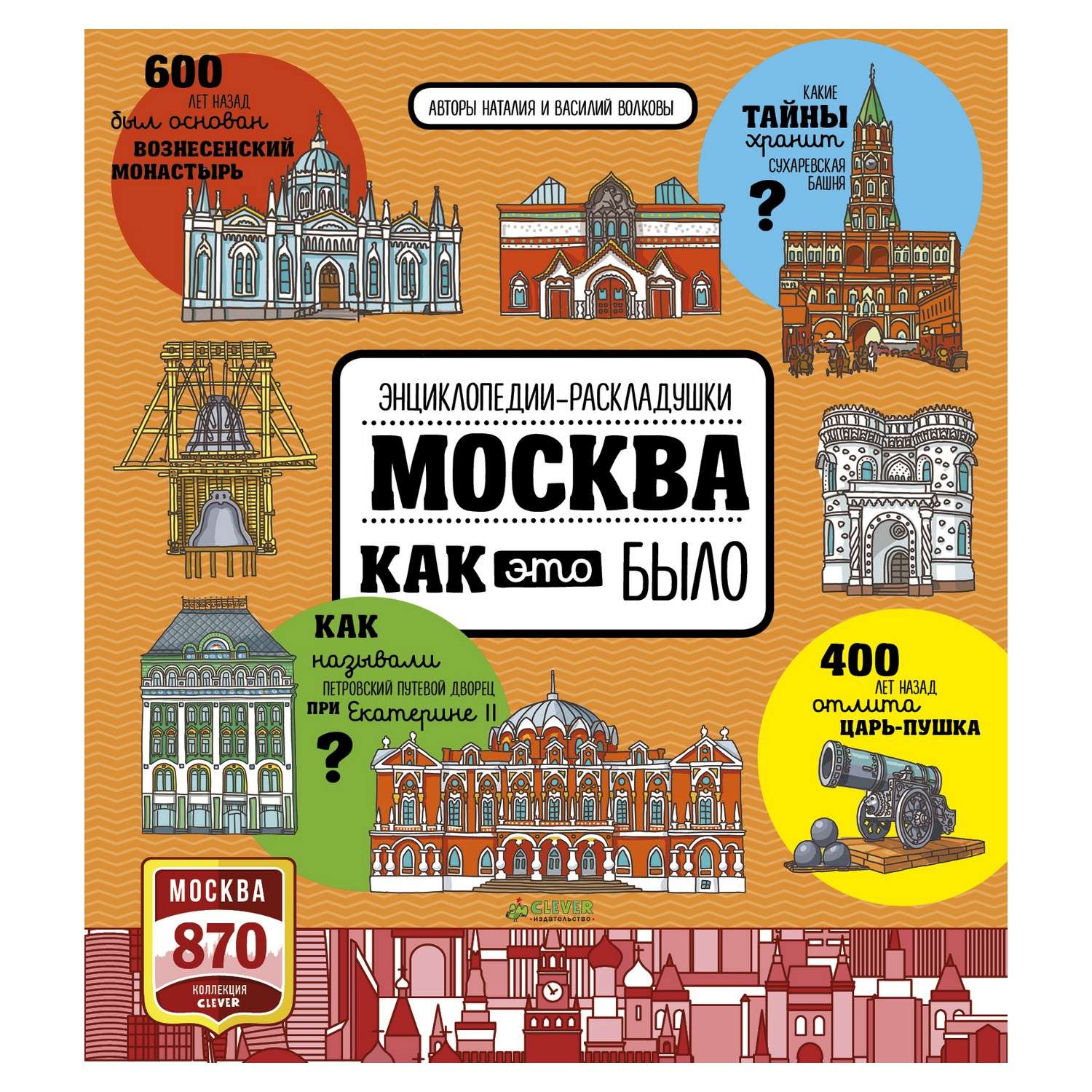 Книга Clever Москва Как это было Волкова Н - фото 1