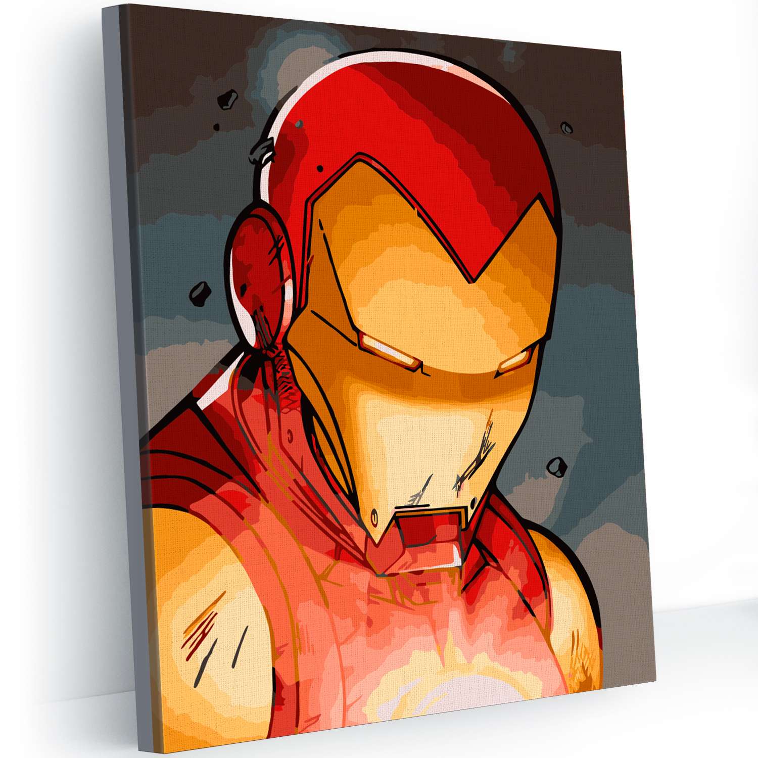 Набор для рисования Marvel картина по номерам на холсте 40*50 Железный человек - фото 1