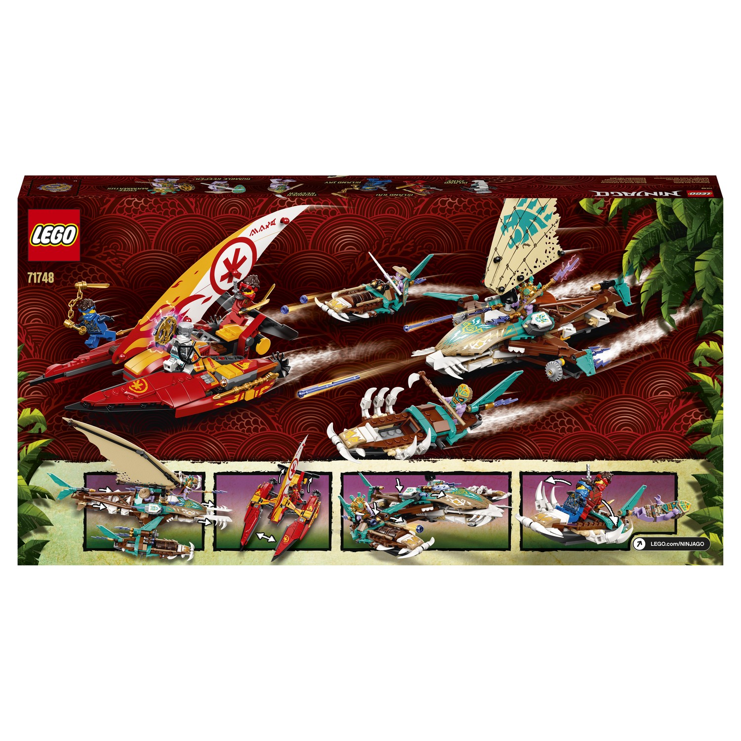 Конструктор LEGO Ninjago Морская битва на катамаране 71748 - фото 3