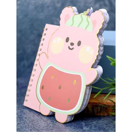 Блокнот на спирали iLikeGift Watermelon bunny 60 листов