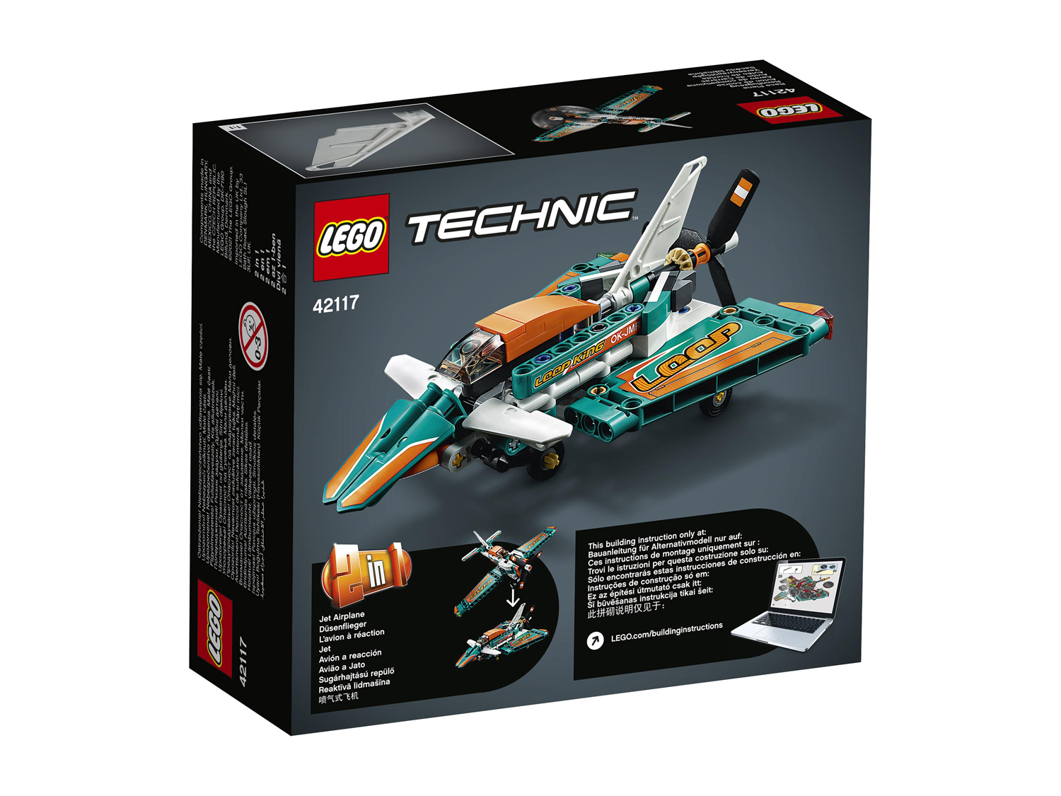 Конструктор детский LEGO Technic Гоночный самолёт 42117 - фото 19