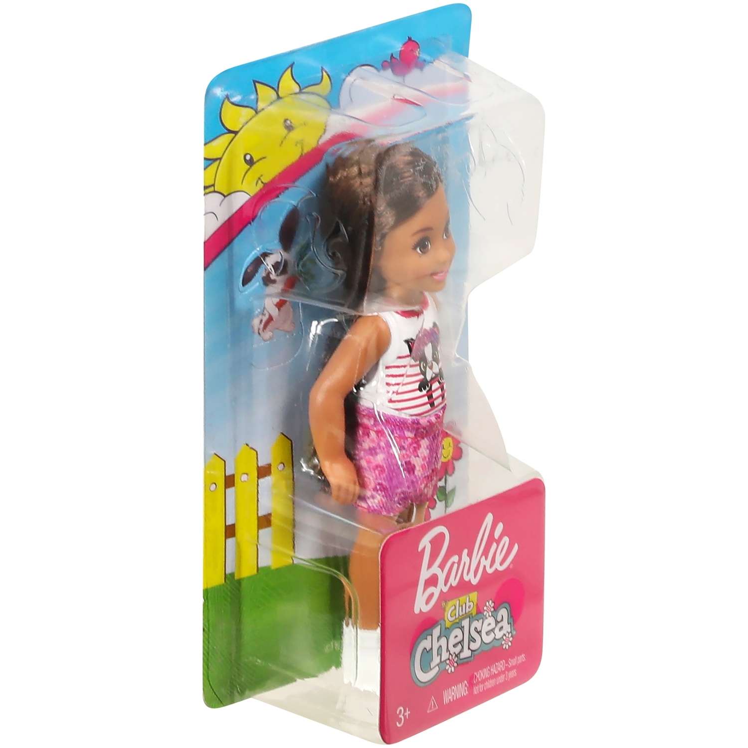 Кукла Barbie Челси Шатенка в топе с щенком FRL81 DWJ33 - фото 3