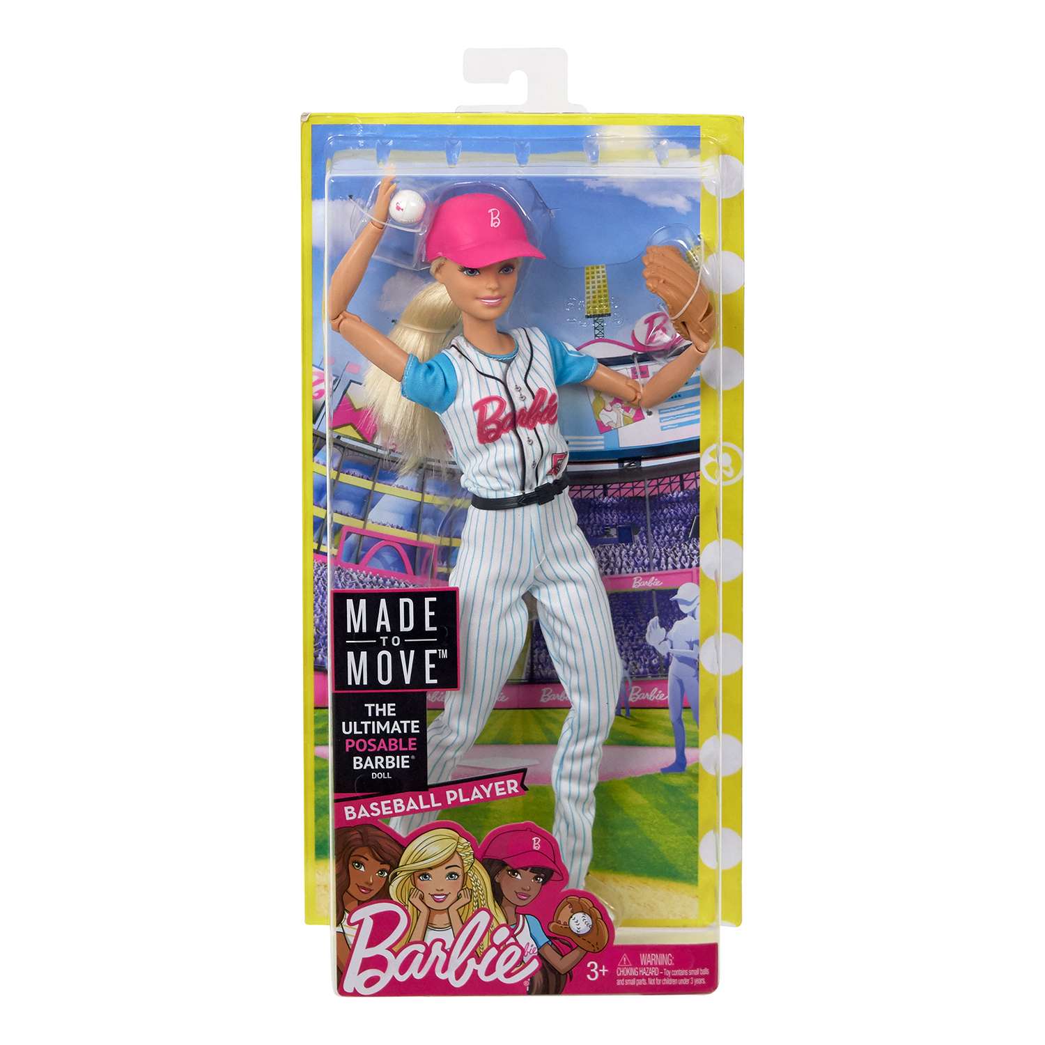 Кукла Barbie Спортсменка Бейсболистка FRL98 DVF68 - фото 4