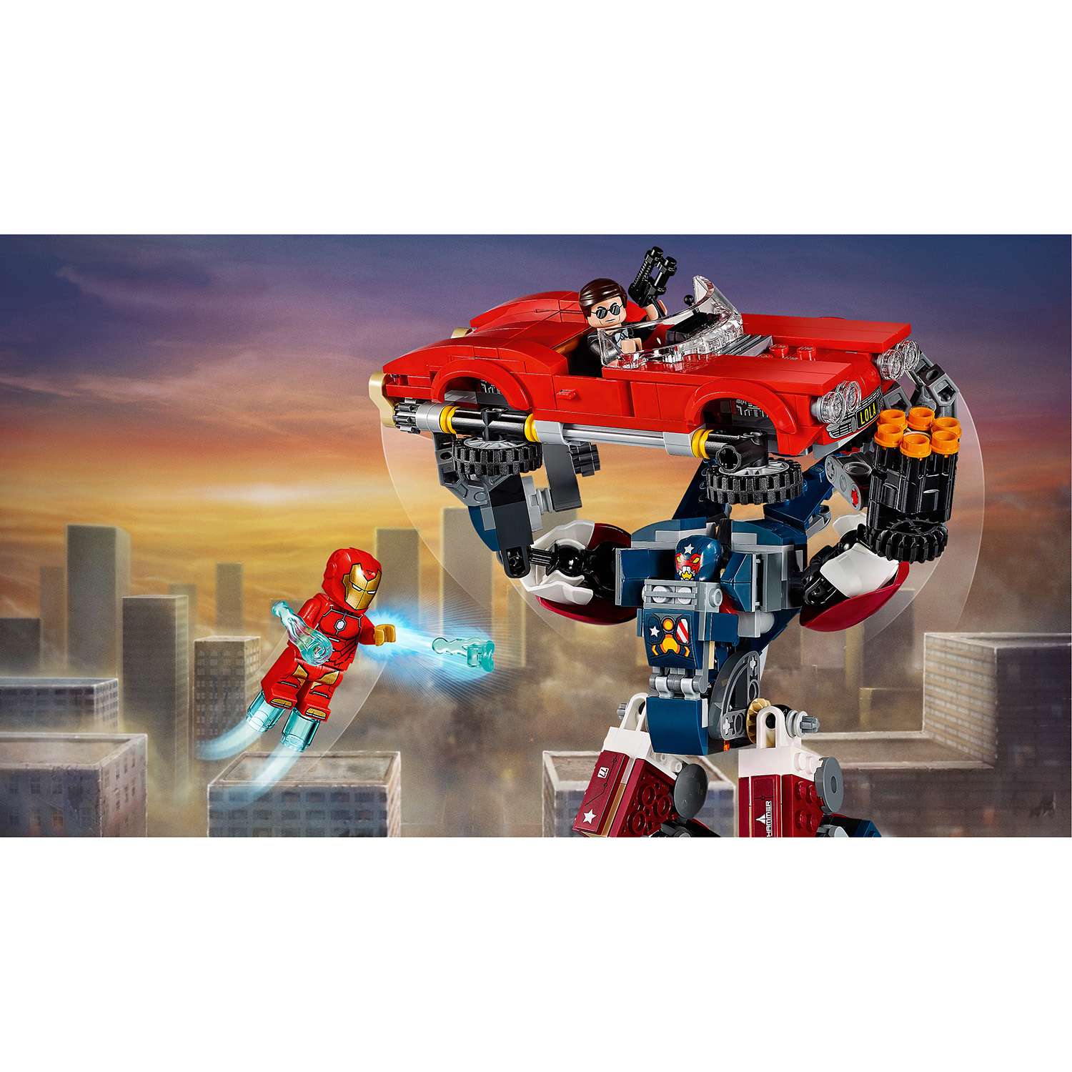 Конструктор LEGO Super Heroes Железный человек: Стальной Детройт наносит удар (76077) - фото 6