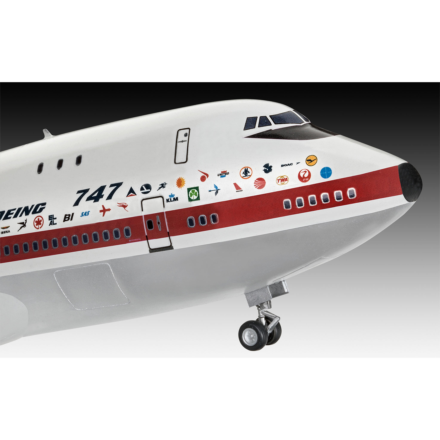 Сборная модель Revell Самолет Boeing 747-100 50th Anniversary 05686 - фото 4