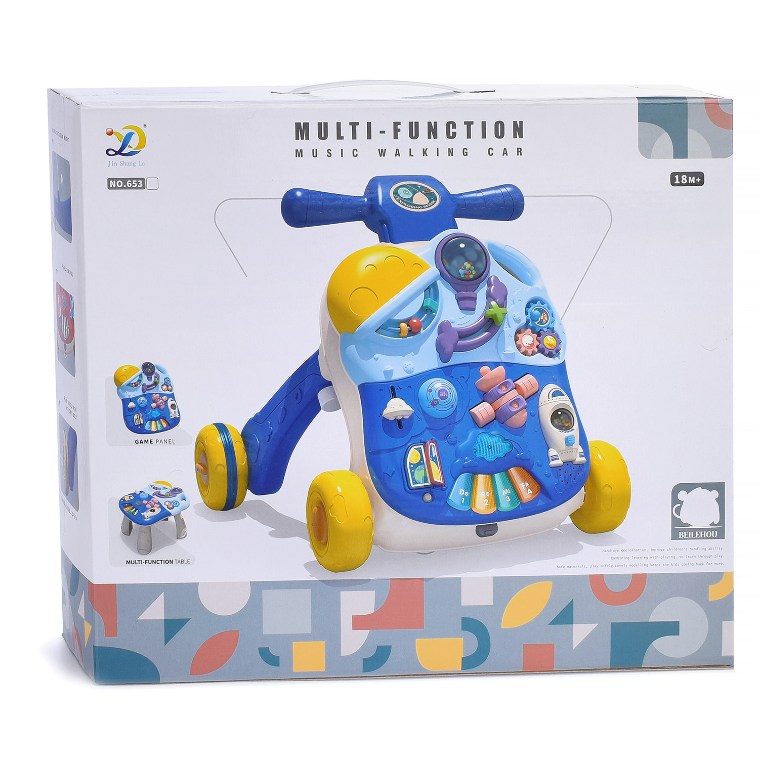 Игровой центр Ural Toys Ходунки-каталка игровой столик - фото 6