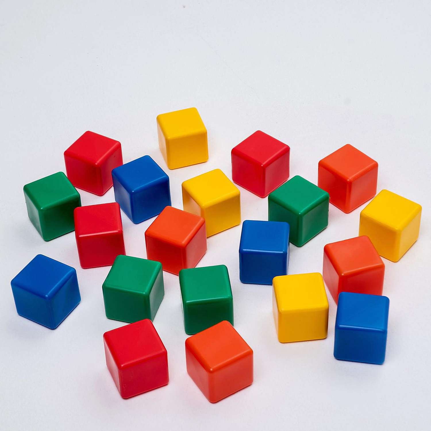 Набор Соломон цветных кубиков 20 штук 6 х 6 см - фото 2