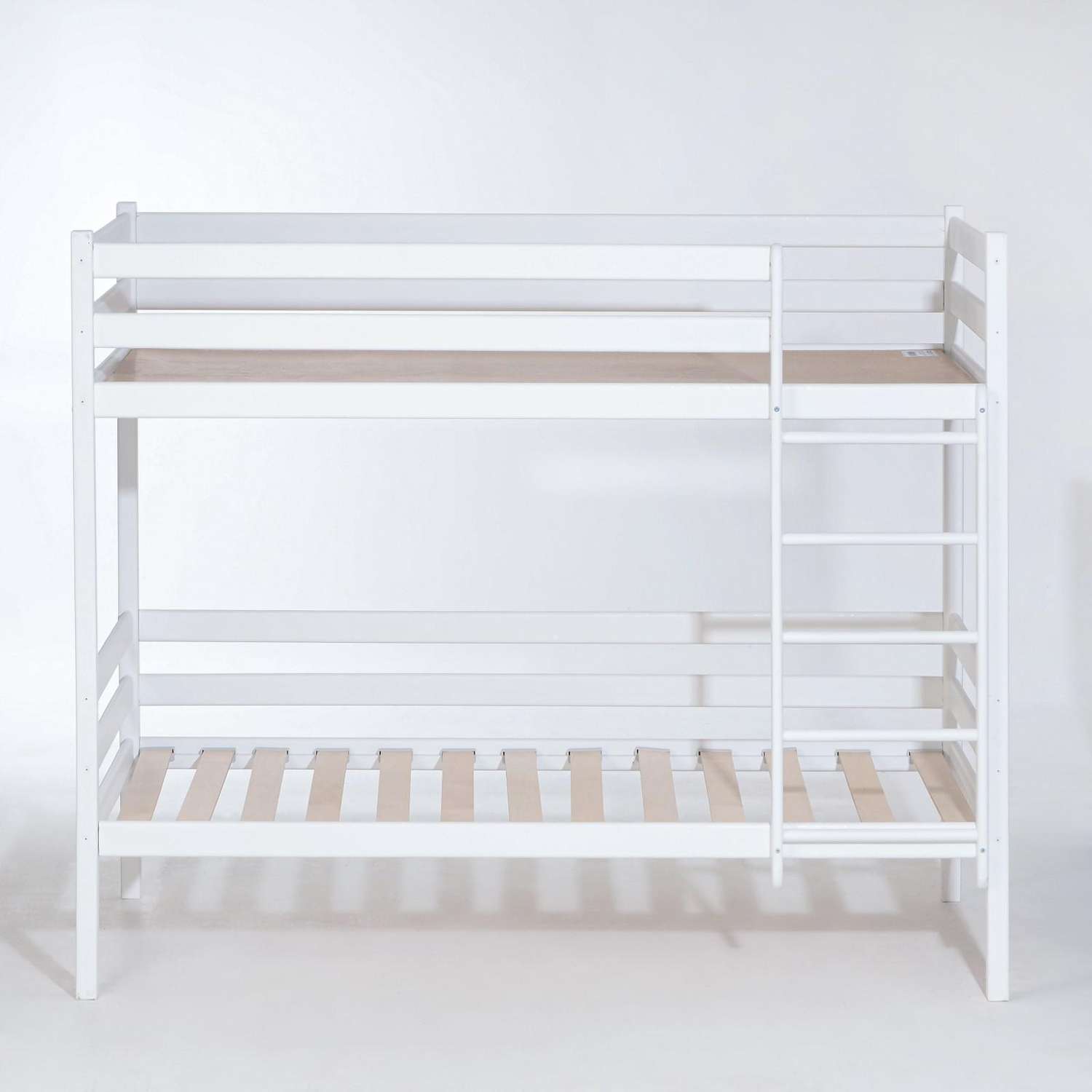 Кровать Клик Мебель Сева 2х ярусная размер с/м 1600х800 Белый массив - фото 3