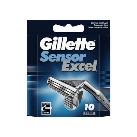 Сменные кассеты GILLETTE Sensor Excel-10